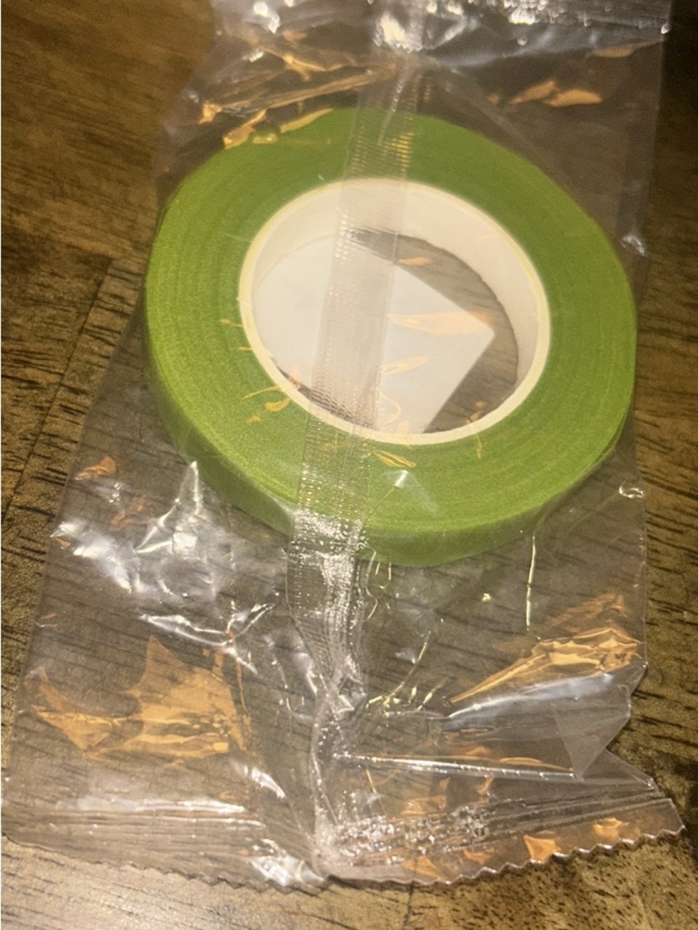 Green Floral Tape Roll